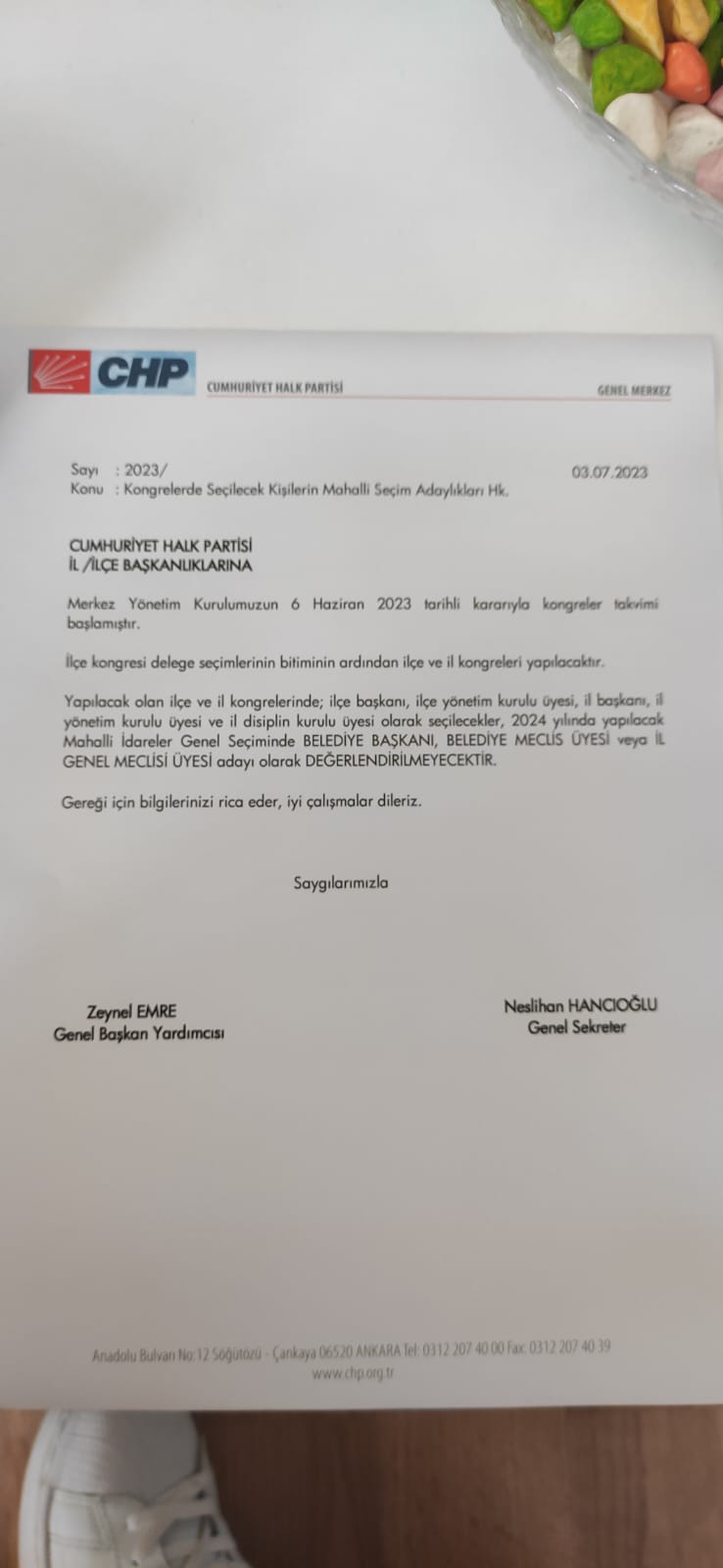 CHP’den yerel seçim genelgesi