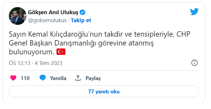 Kılıçdaroğlu'nun yeni danışmanı belli oldu