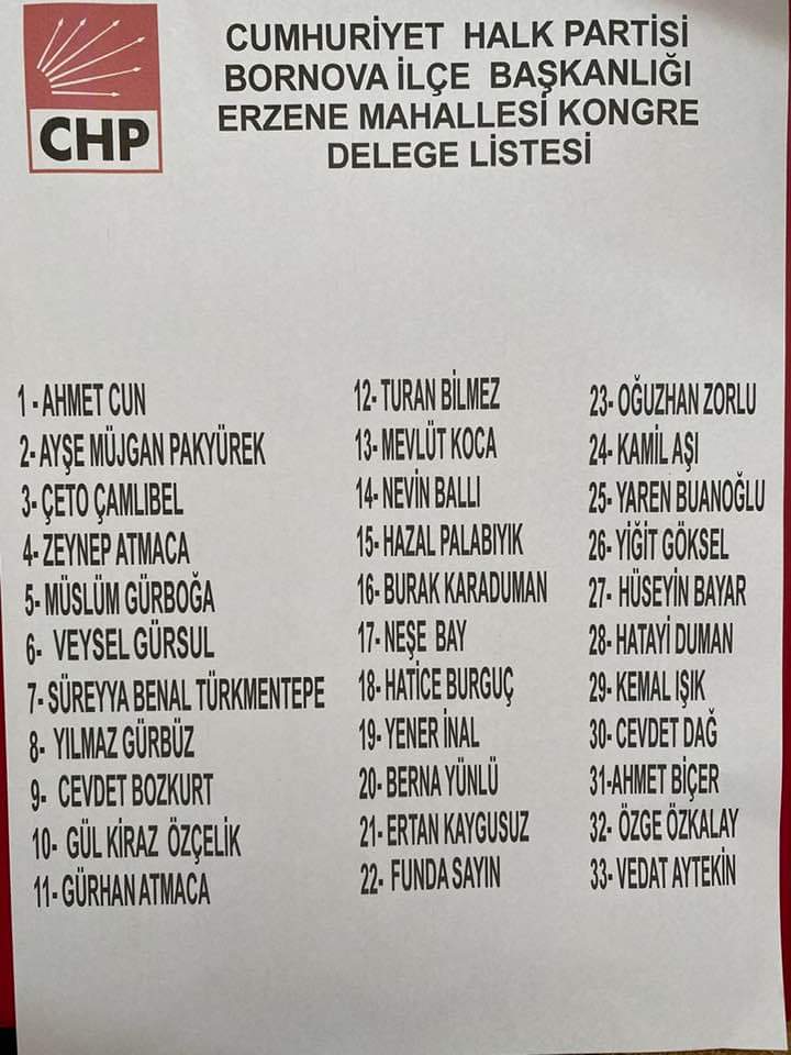 Erzene'de zafer "Kırmızı Liste"nin