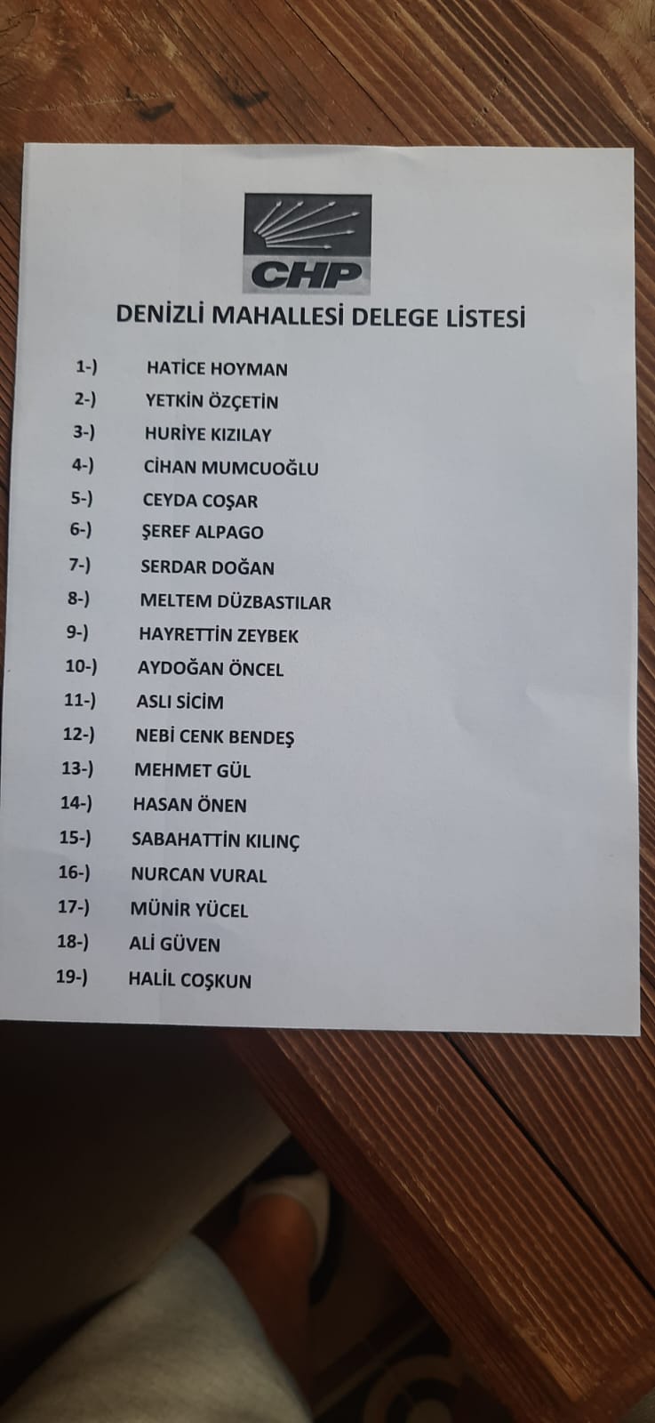 Urla'da ilk defa Baratalı soyadlı hiç kimse CHP'den delege olamadı
