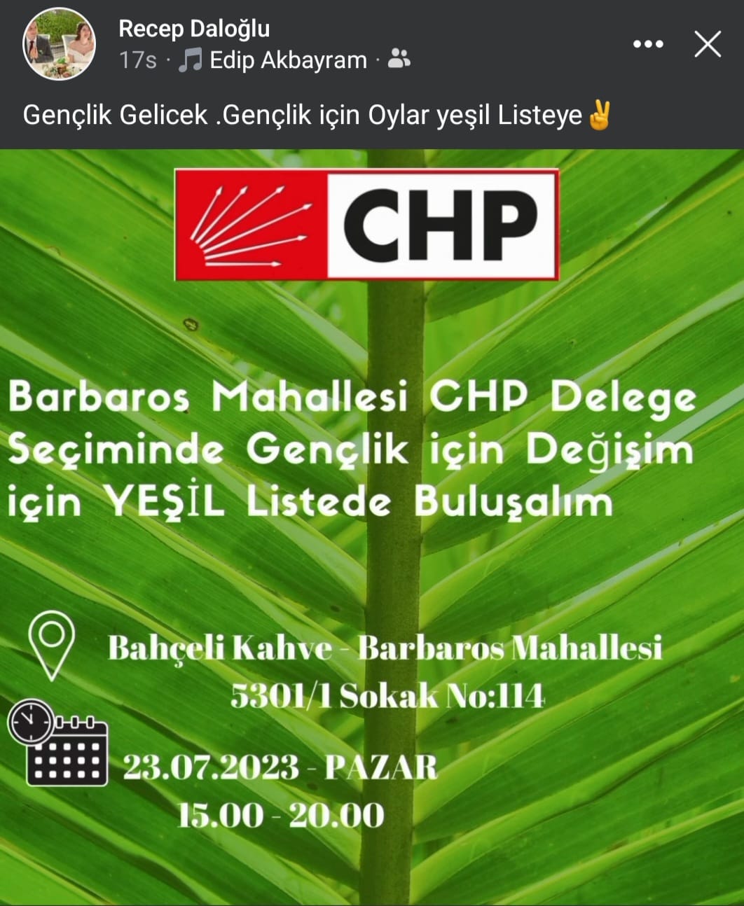 İduğ'un ekibi de "Değişim" dedi