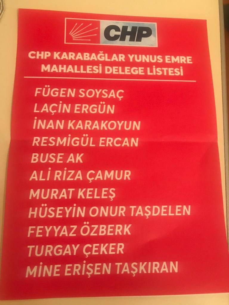 Karabağlar’ın Yunusemre Mahallesi’nde yarışı kırmızı liste kazandı