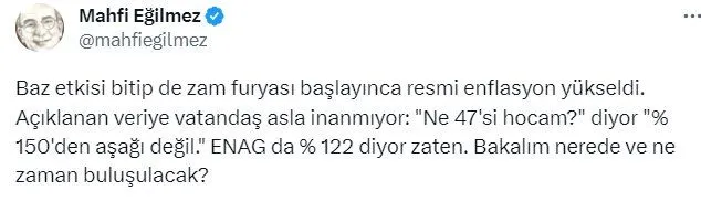 Ekonomistler enflasyonu yorumladı: 'İki ay içinde yüzde 60'ı geçer'