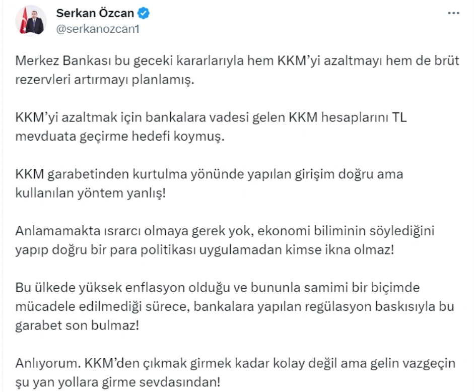 Ekonomistler yorumladı: Merkez Bankası'nın KKM kararı ne anlama geliyor?