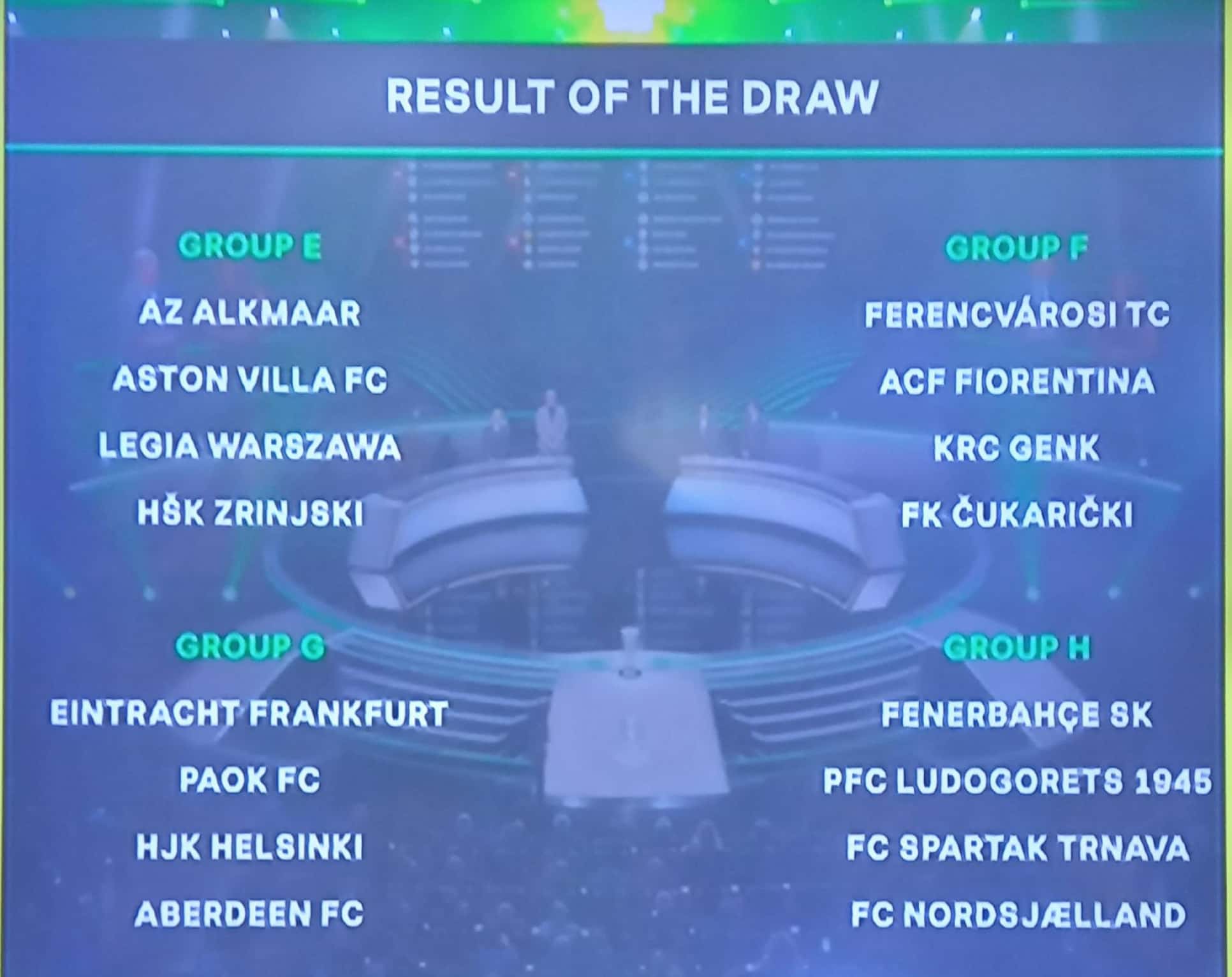 Fenerbahçe ve Beşiktaş'ın UEFA Avrupa Konferans Ligi'ndeki rakipleri belli oldu!