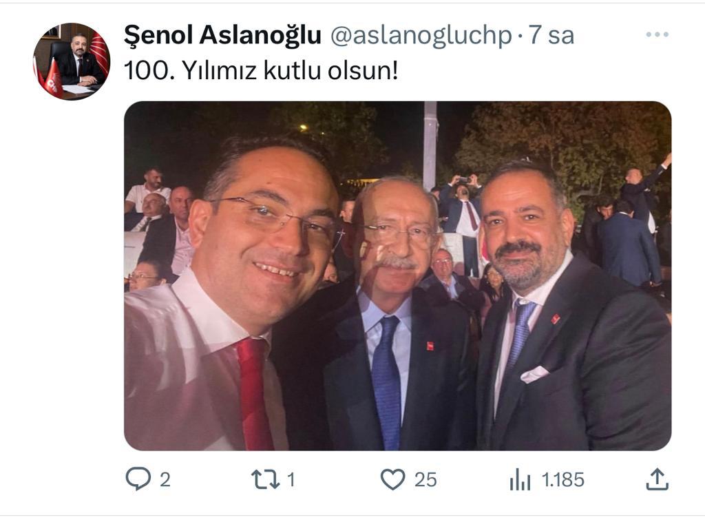 Aslanoğlu “o fotoğrafla” kime mesaj verdi?