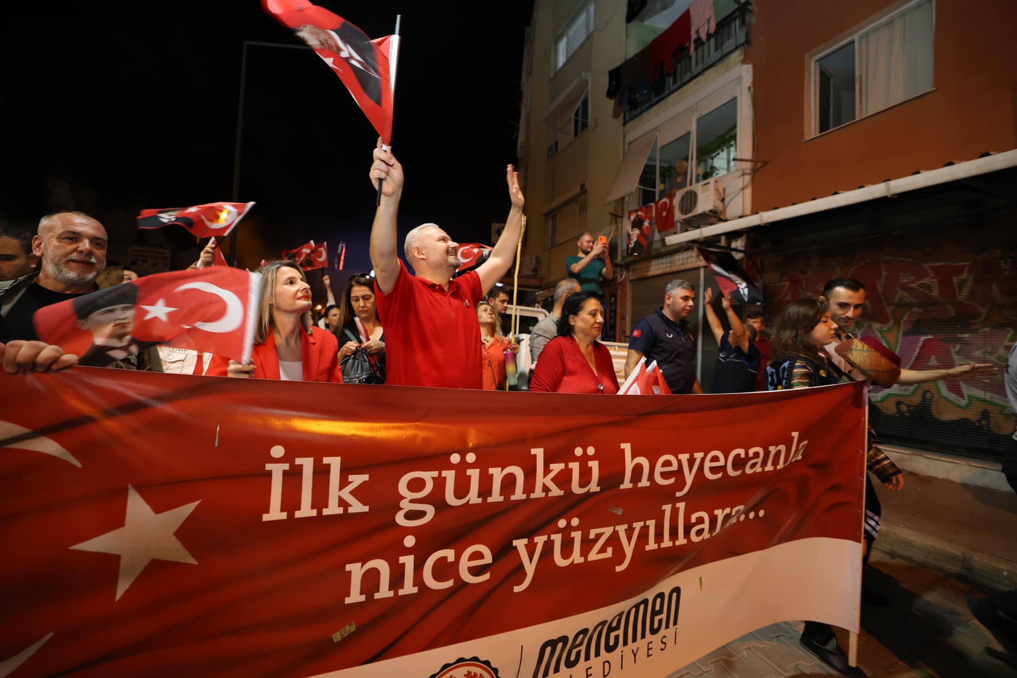 Menemen’de Cumhuriyet Kutlamaları Fark Yarattı