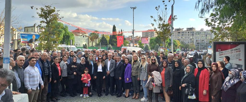 AK Partili Çayır, Bornova için yola çıktı 