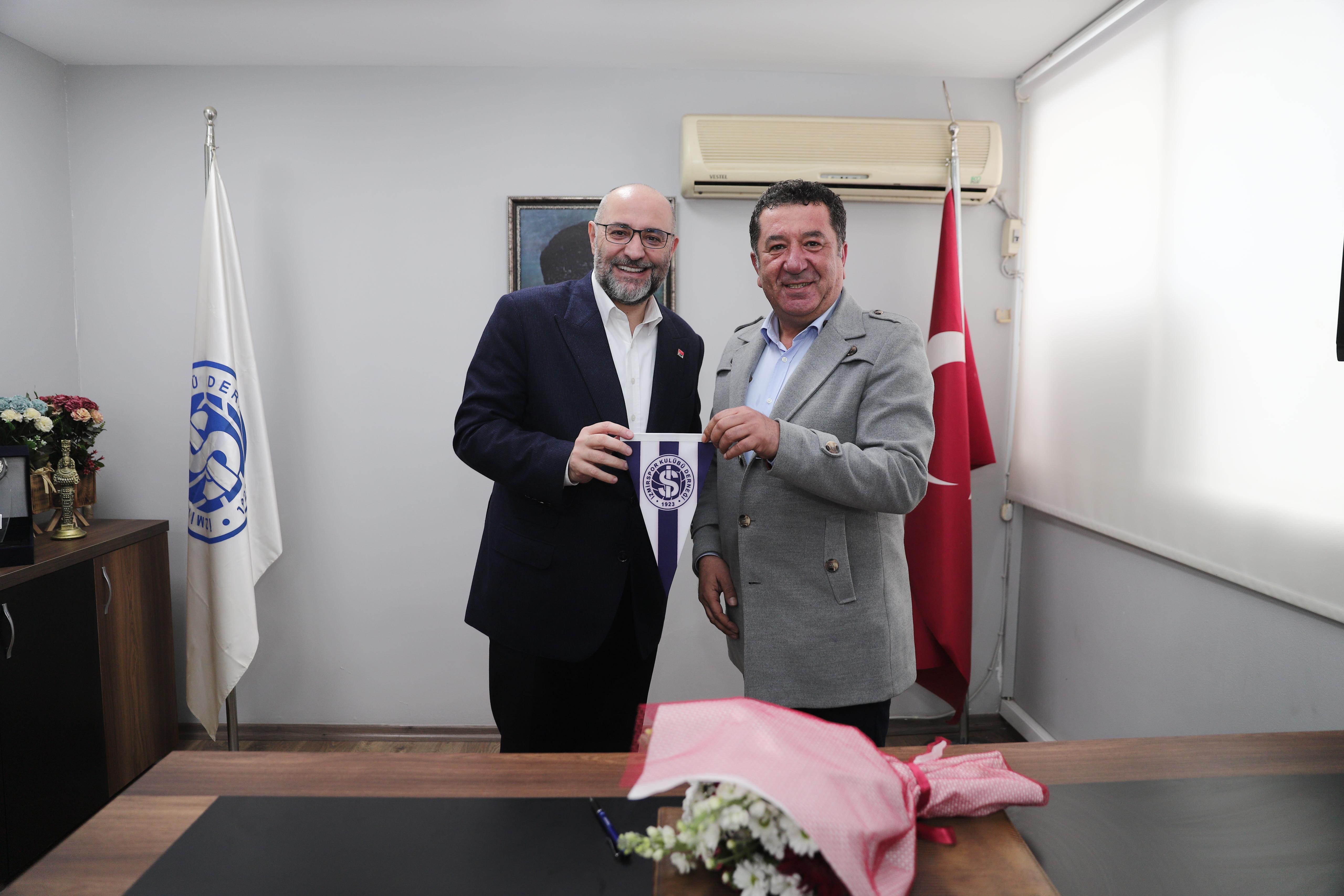 Buğra Gökce İzmir'in köklü spor kulüplerini ziyaret etti