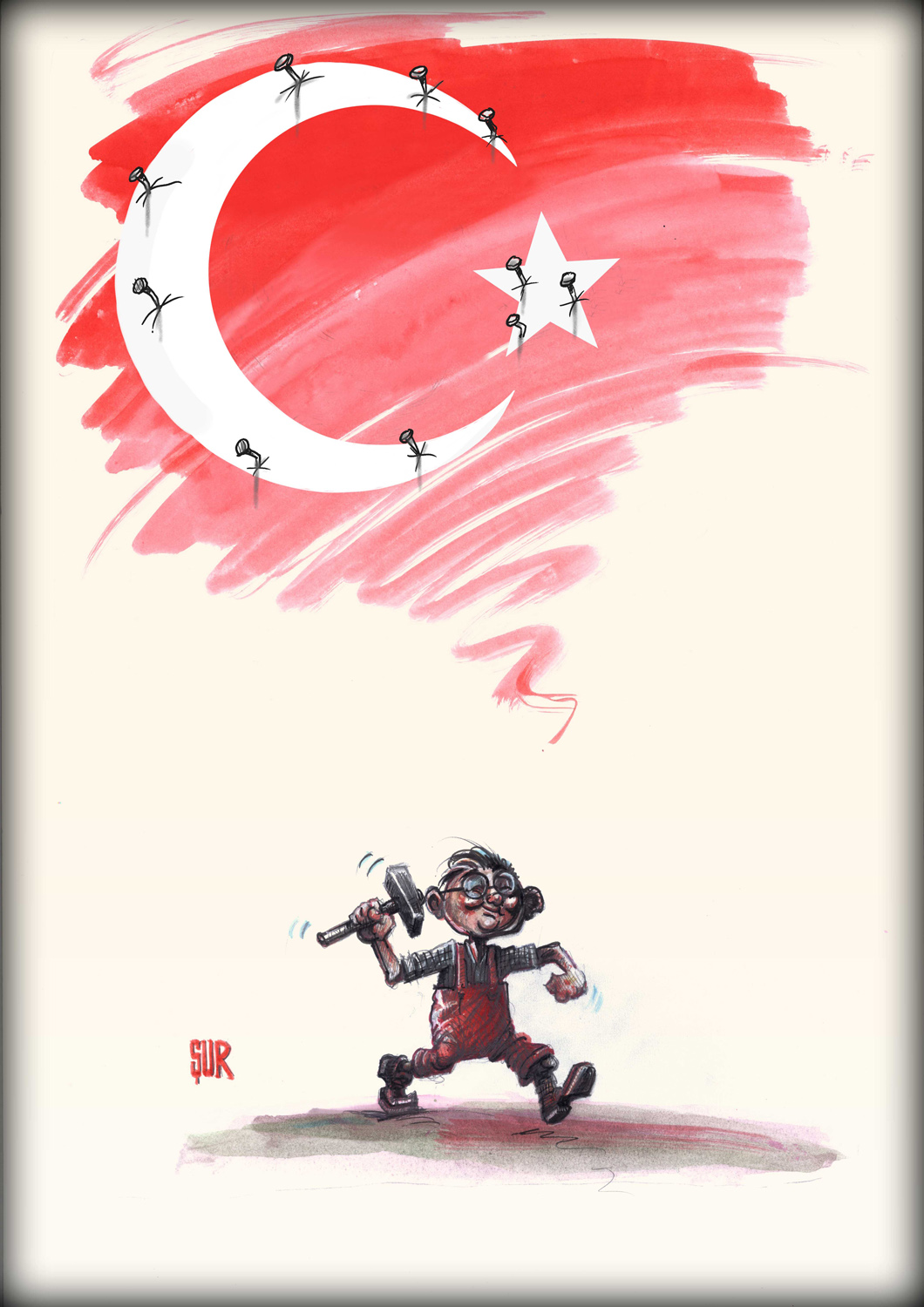 7. Eflatun Nuri Ulusal Karikatür Yarışması’nda Kazananlar Belli Oldu