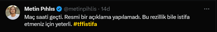 Mehmet Büyükekşi'ye tepki yağdı: Atatürk'ü tartışmaya açan TFF, istifa!