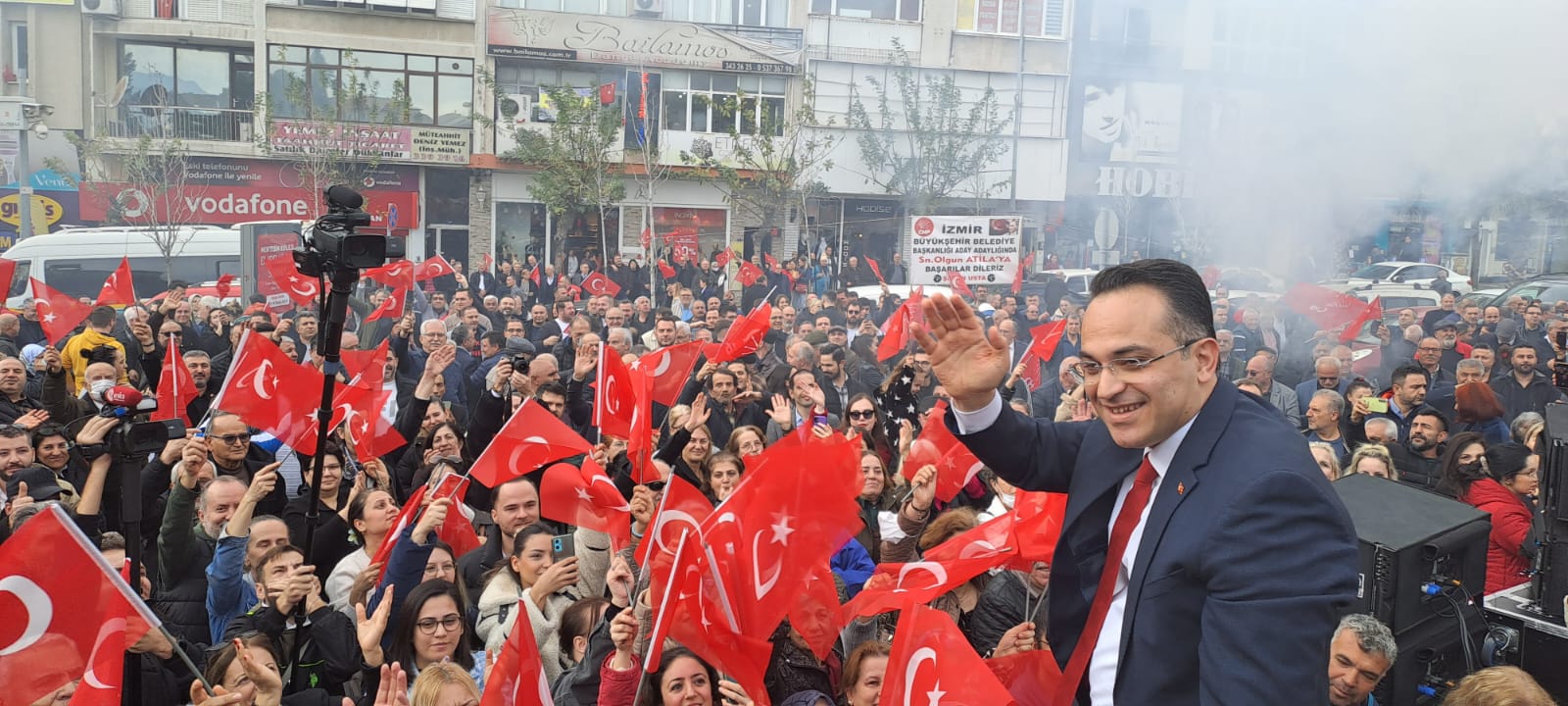 İlçe Başkanlığı Ziyareti Mitinge Dönüştü