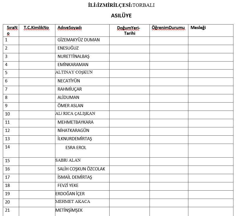 AK Parti'nin İzmir'deki meclis üye listeleri belli oldu