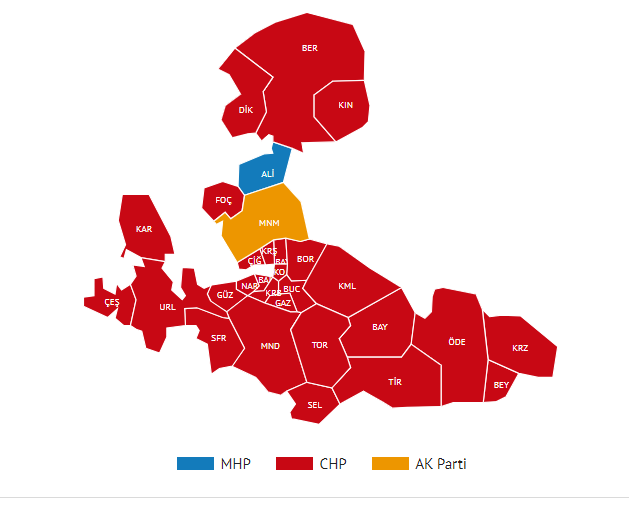 İşte İzmir Büyükşehir Belediyesi seçim sonuçları!