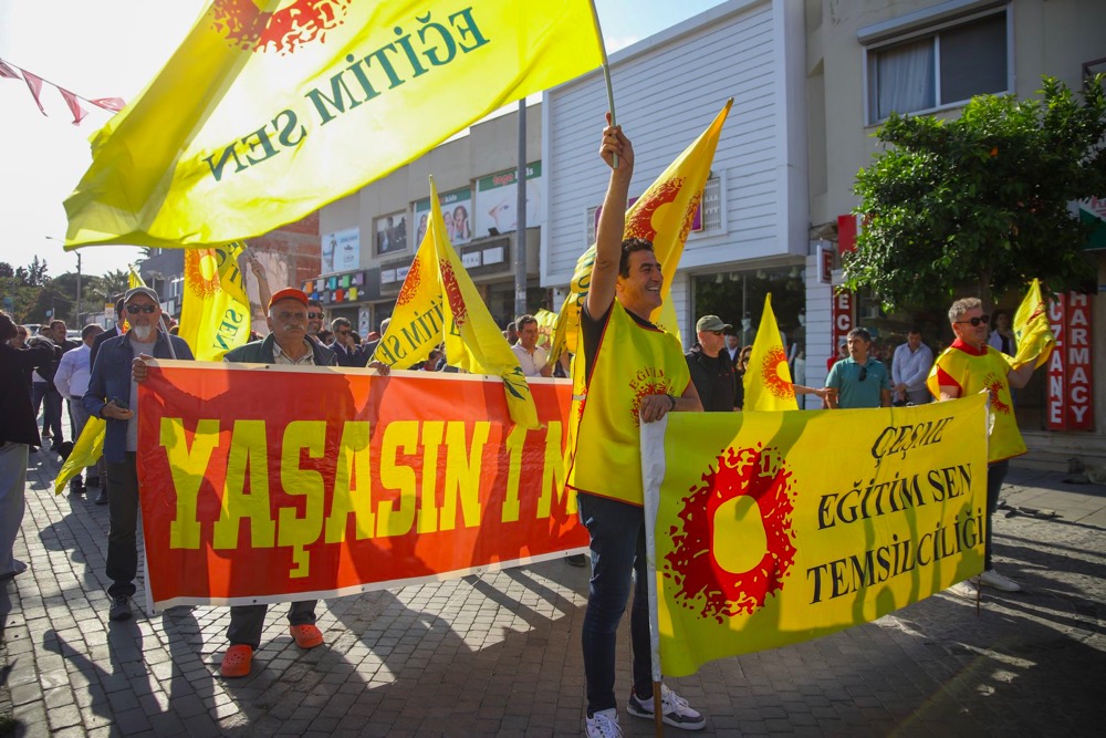 Çeşme’de 1 Mayıs coşkusu