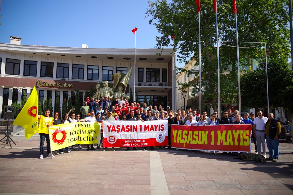 Çeşme’de 1 Mayıs coşkusu