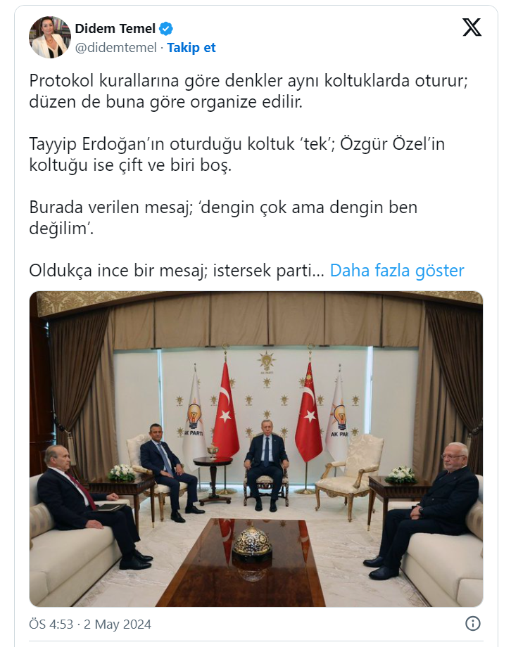 Kritik görüşmede ‘boş koltuk’ tartışması: Erdoğan hangi mesajı vermek istedi?