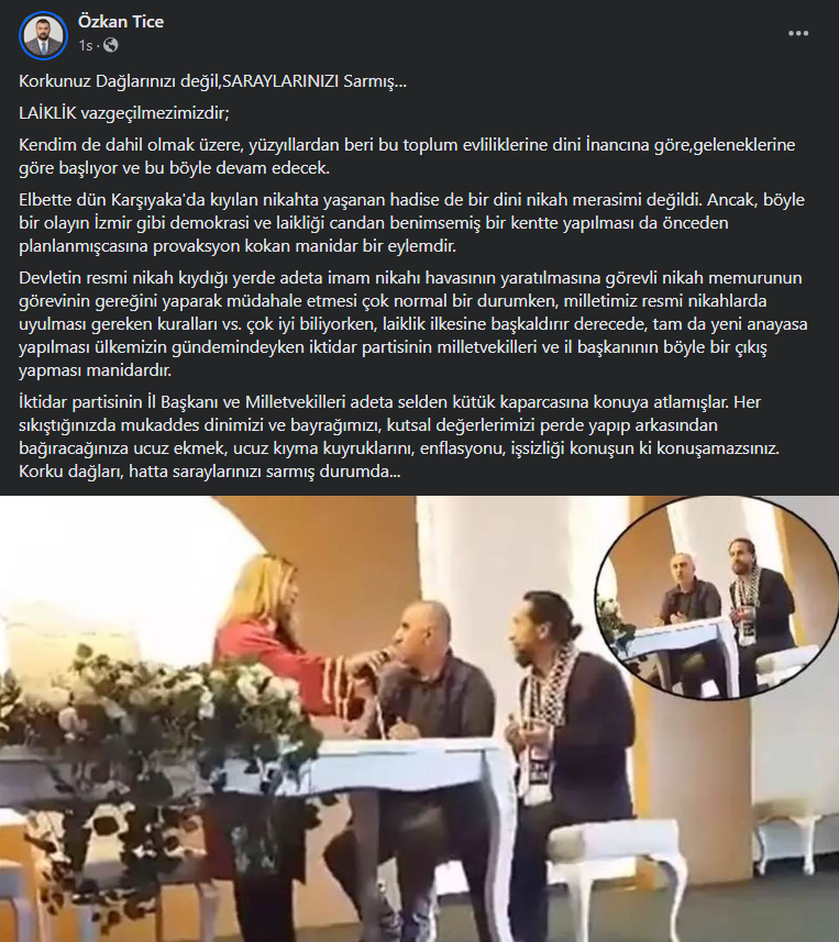 CHPli Tice; "Provokasyon kokan manidar bir eylemdir"