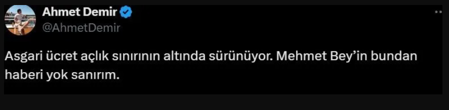 Mehmet Şimşek'e 'asgari ücret' tepkileri: Vicdansız olmak lazım