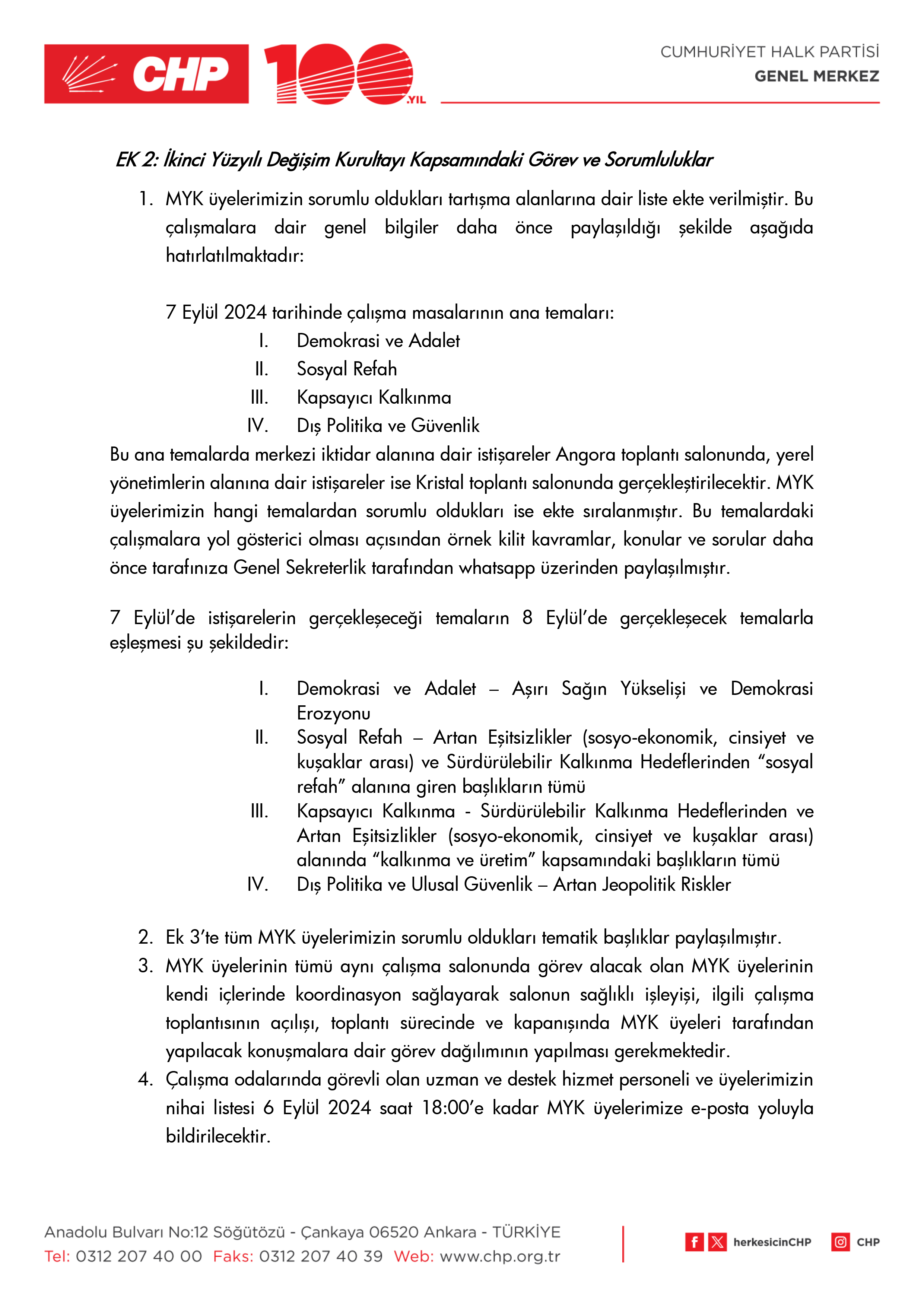 CHP 20. Olağanüstü Kurultayına Hazırlanıyor; Takvim nasıl işleyecek?