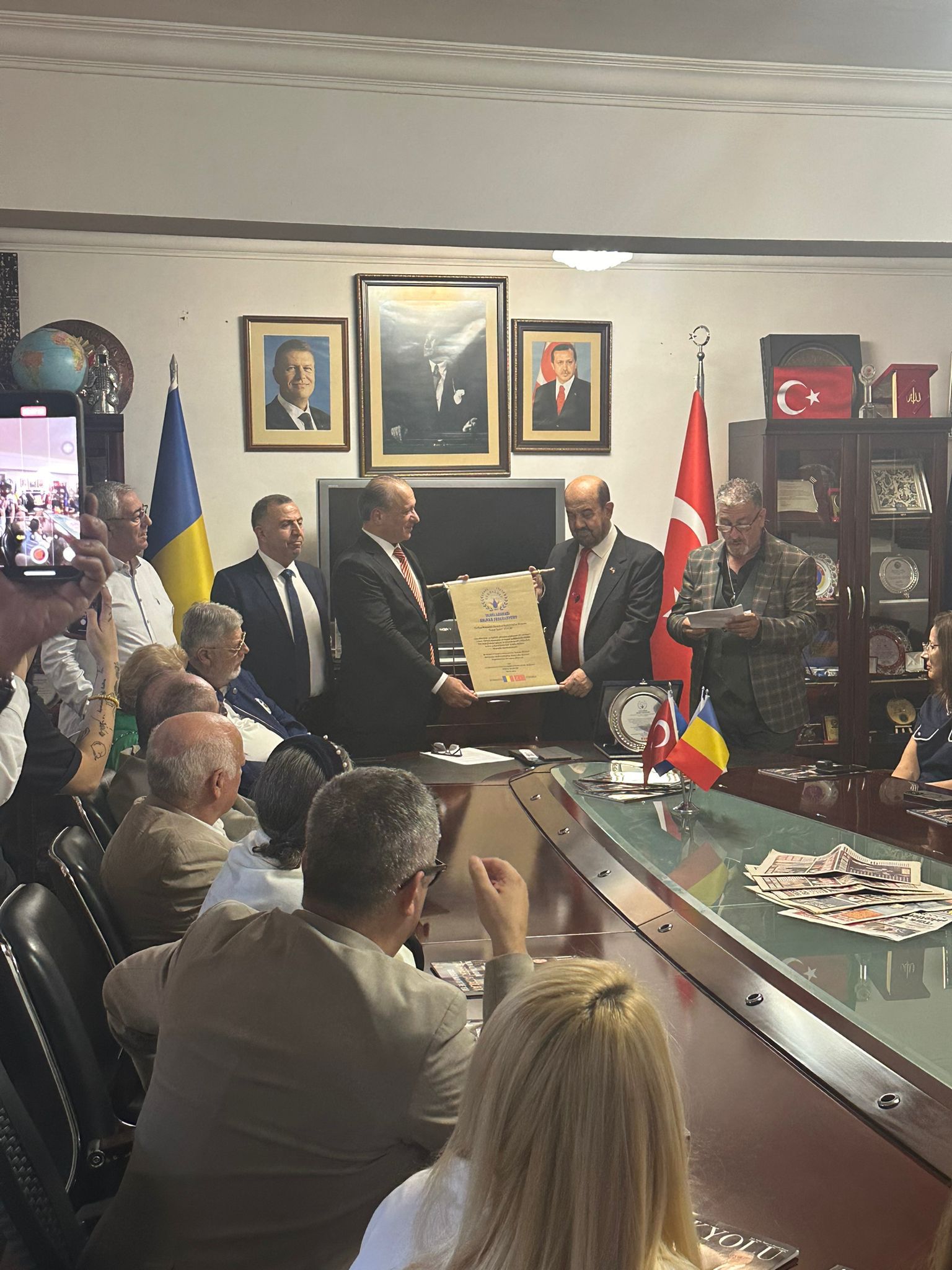 Tamer Atalay’a "Son Evlâd-ı Fâtihan Beratı" Takdim Edildi