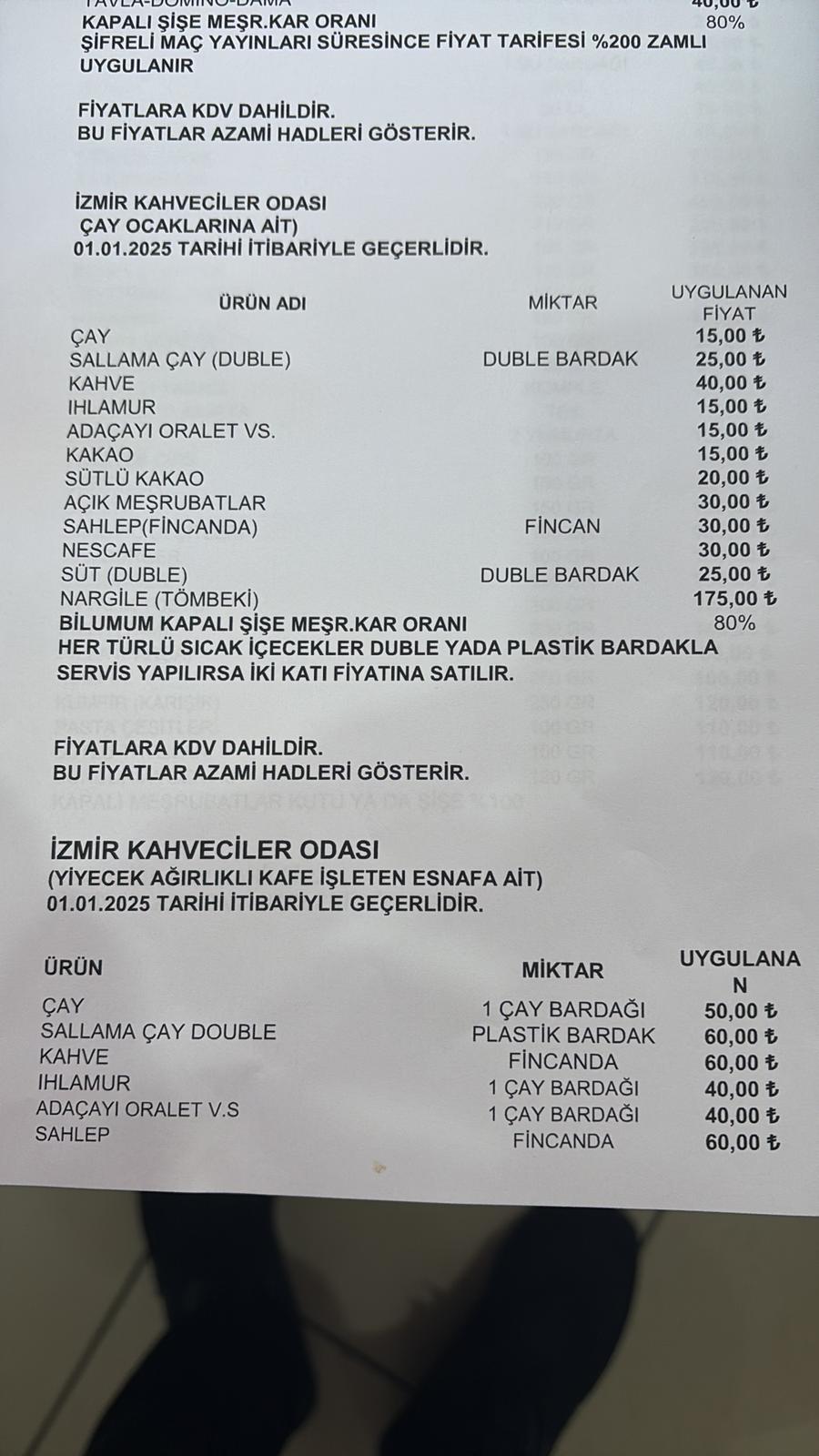 İzmir'de çaya yüzde 50 zam geldi