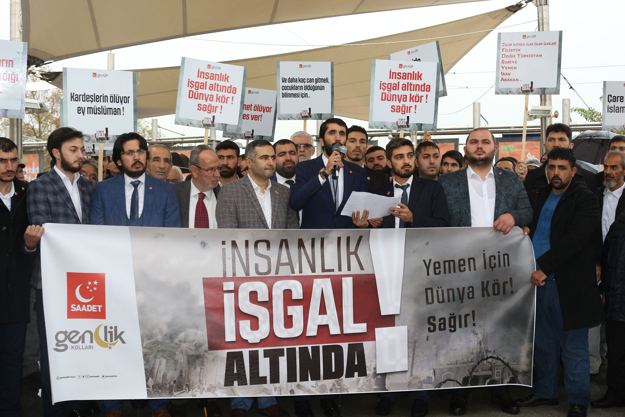 Saadet Gençliği, Yemen’deki insanlık dramına sessiz kalmadı