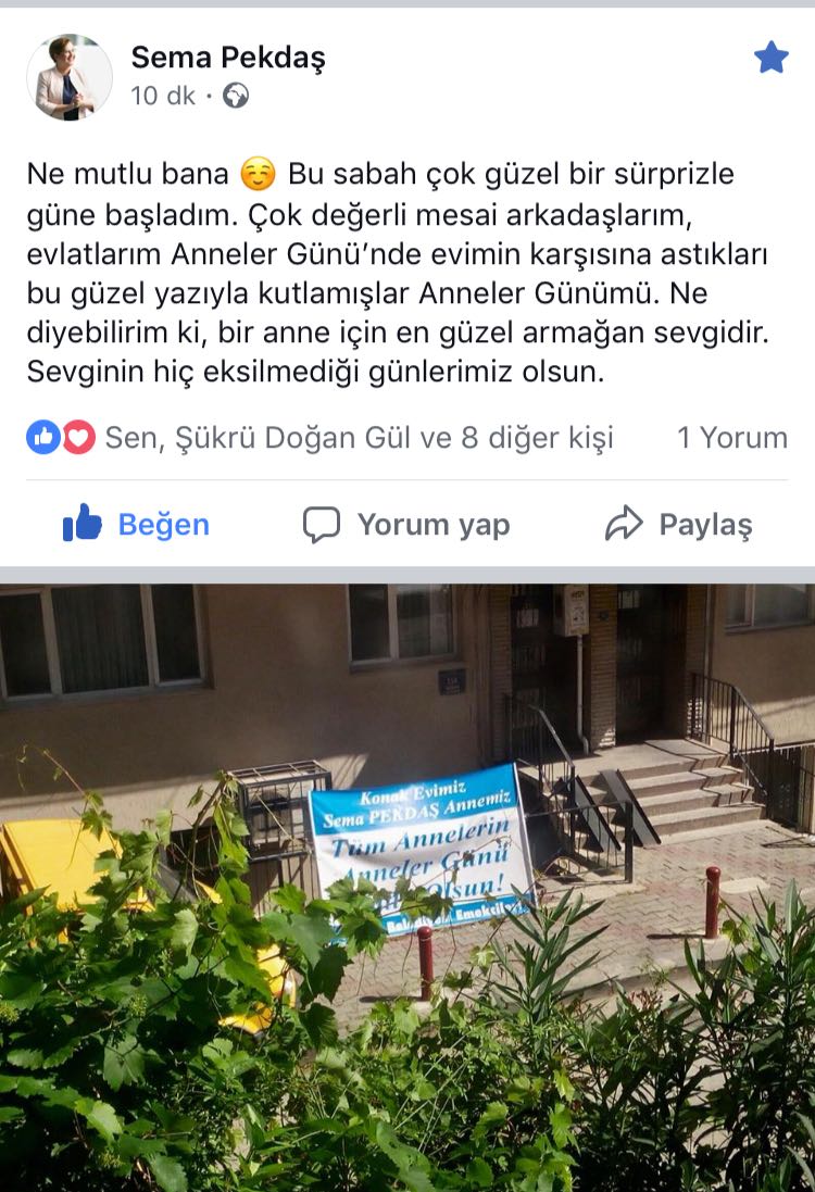 "Konak Evimiz, Sema Pekdaş Annemiz"