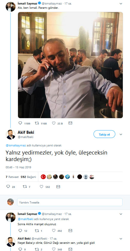 İsmail Saymaz, Cem Küçük'ün peşini bırakmıyor: Alo, ben İsmail. Paramı gönder