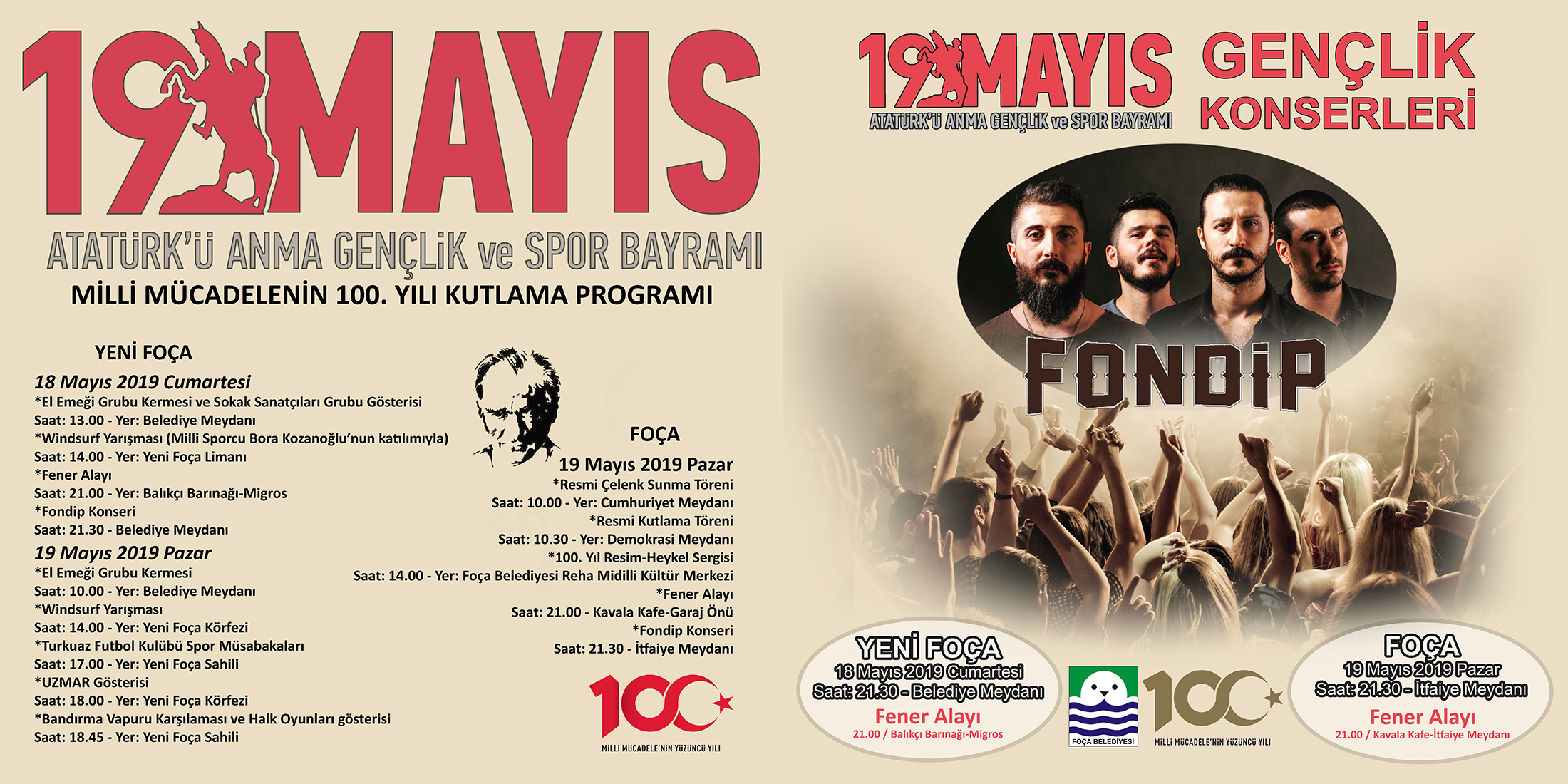 FOÇA’DA 19 MAYIS KUTLAMALARI