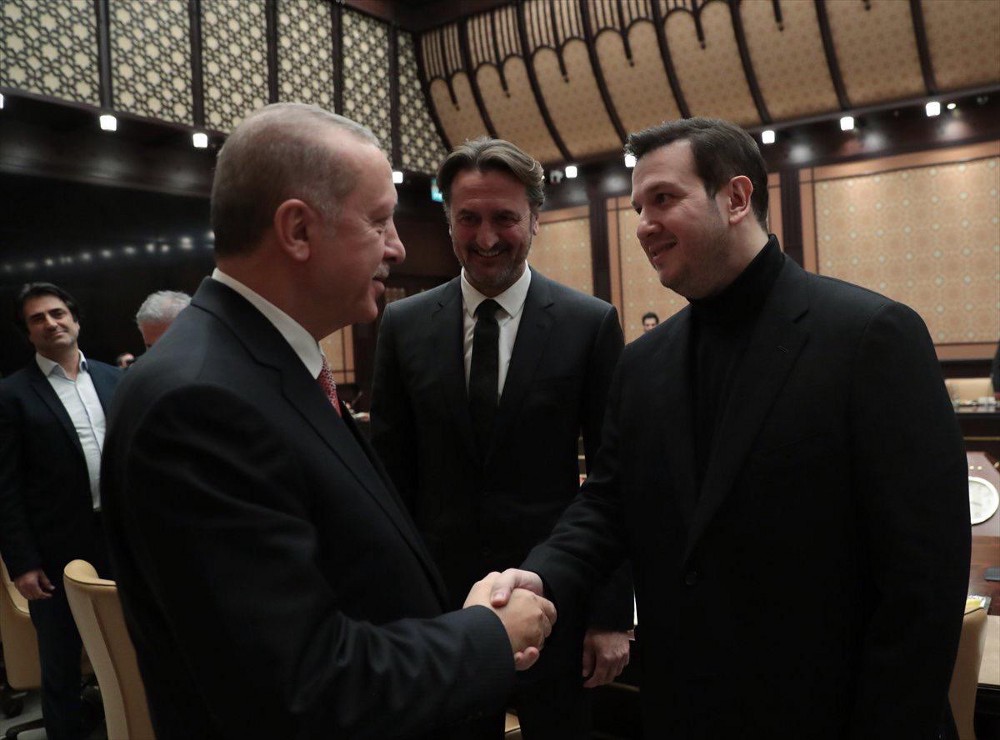 Cumhurbaşkanı Erdoğan, sinema sektörü temsilcilerini kabul etti
