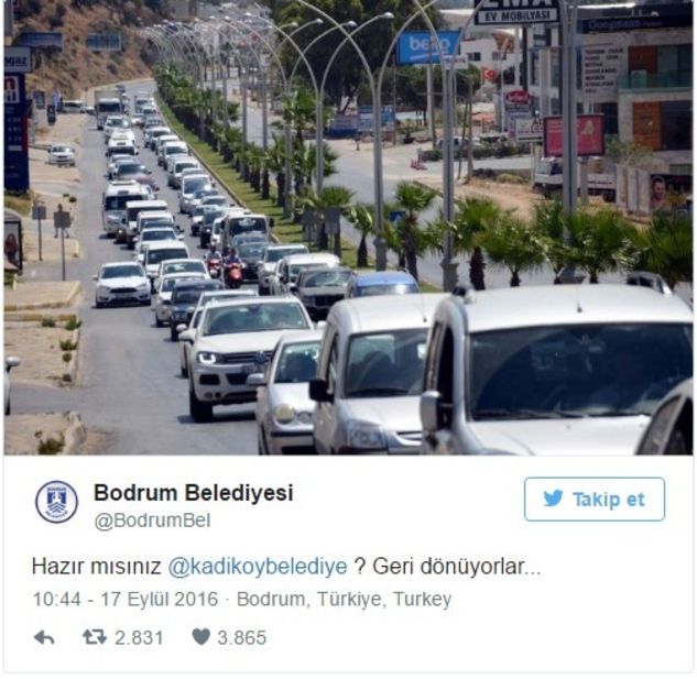 Bodrum Belediyesi'nden #pazartesi sendromu paylaşımı