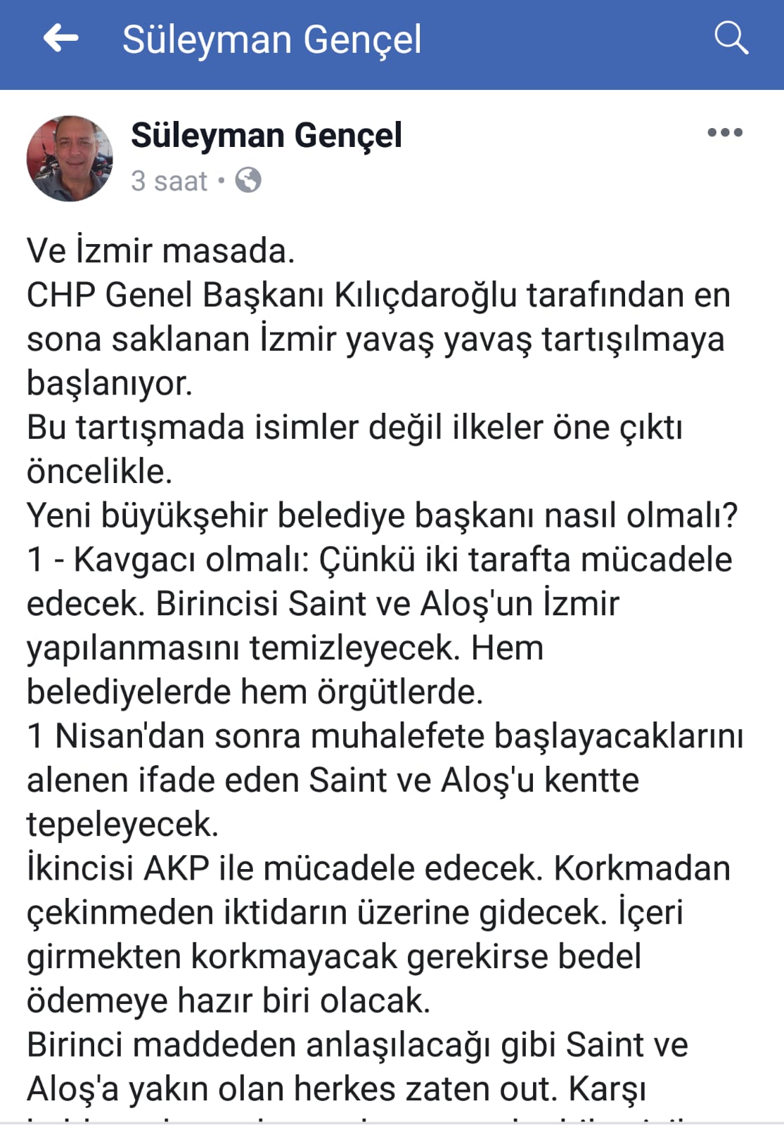Gazeteci Gençel: İzmir ilçe belediyelerinin 4'te 3'ünün değiştirileceği muhtemel