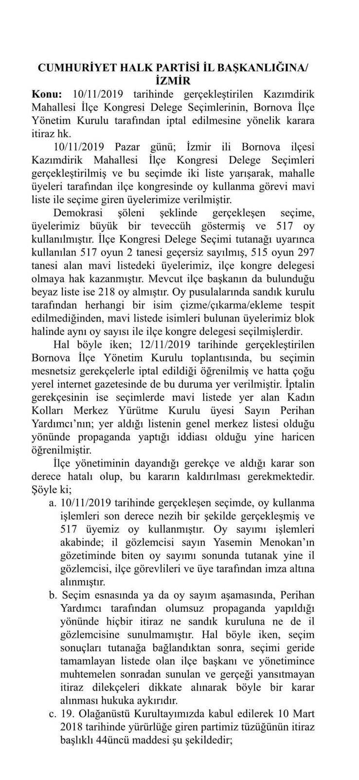 Sökmen’in itiraz dilekçesi Kazım Dirik seçimine damga vurdu