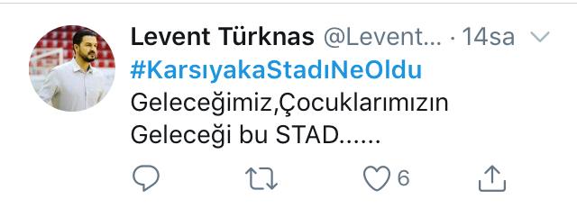 KARŞIYAKA TARAFTARI STAD İÇİN TWİTTER’İ SALLADI...