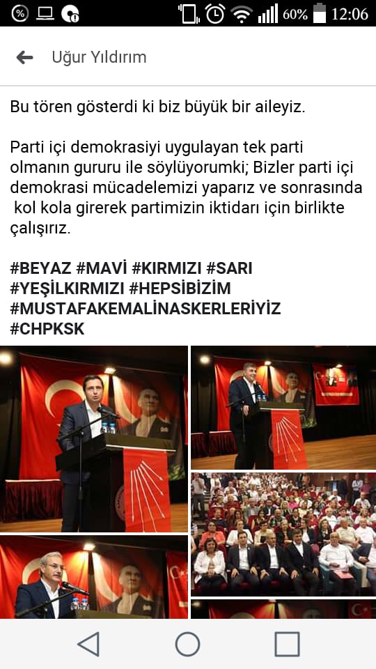 YILDIRIM’DAN DİKKAT ÇEKEN PAYLAŞIM