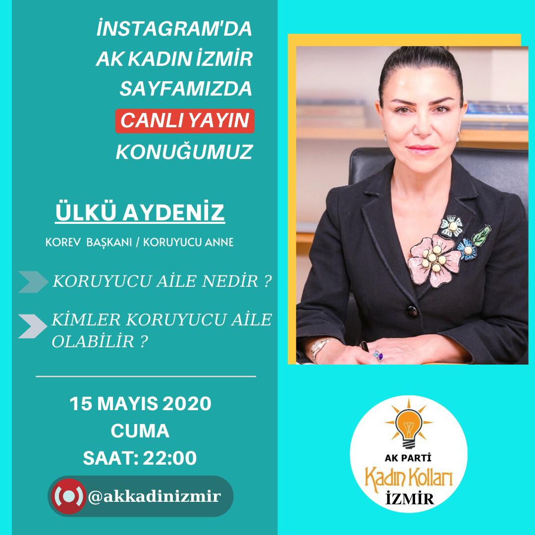 AK Parti İzmir Kadın Kolları Başkanlığından, ‘Koruyucu Ailelik’ üzerine online söyleşi