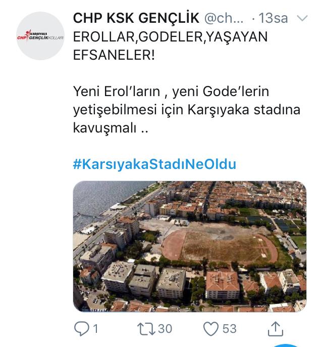 KARŞIYAKA TARAFTARI STAD İÇİN TWİTTER’İ SALLADI...