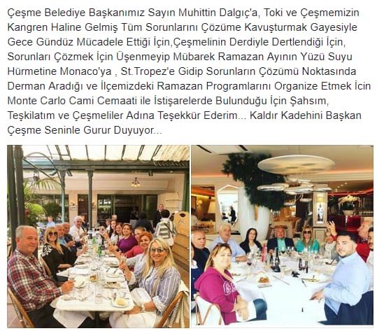 Çeşme Belediyesi Başkanına büyük tepki