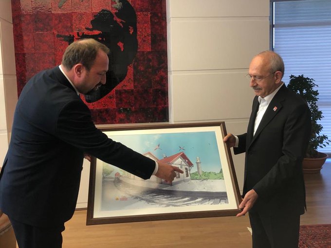 BAŞKANLAR PROJELERİNİ KILIÇDAROĞLU’NA SUNDU