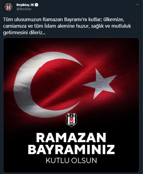 Spor camiasından Ramazan Bayramı mesajı
