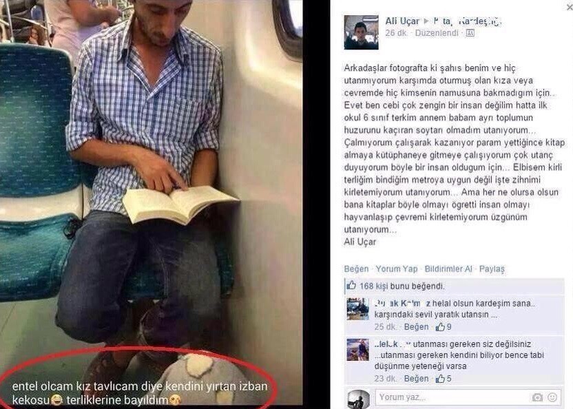 İZBAN’da bu kez kendi kitabını okudu