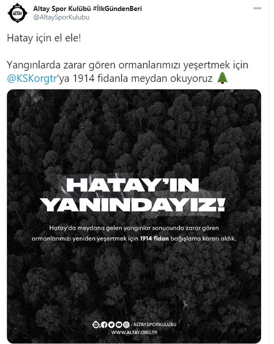 İzmir’in asırlık spor kulüpleri Hatay için el ele verdi