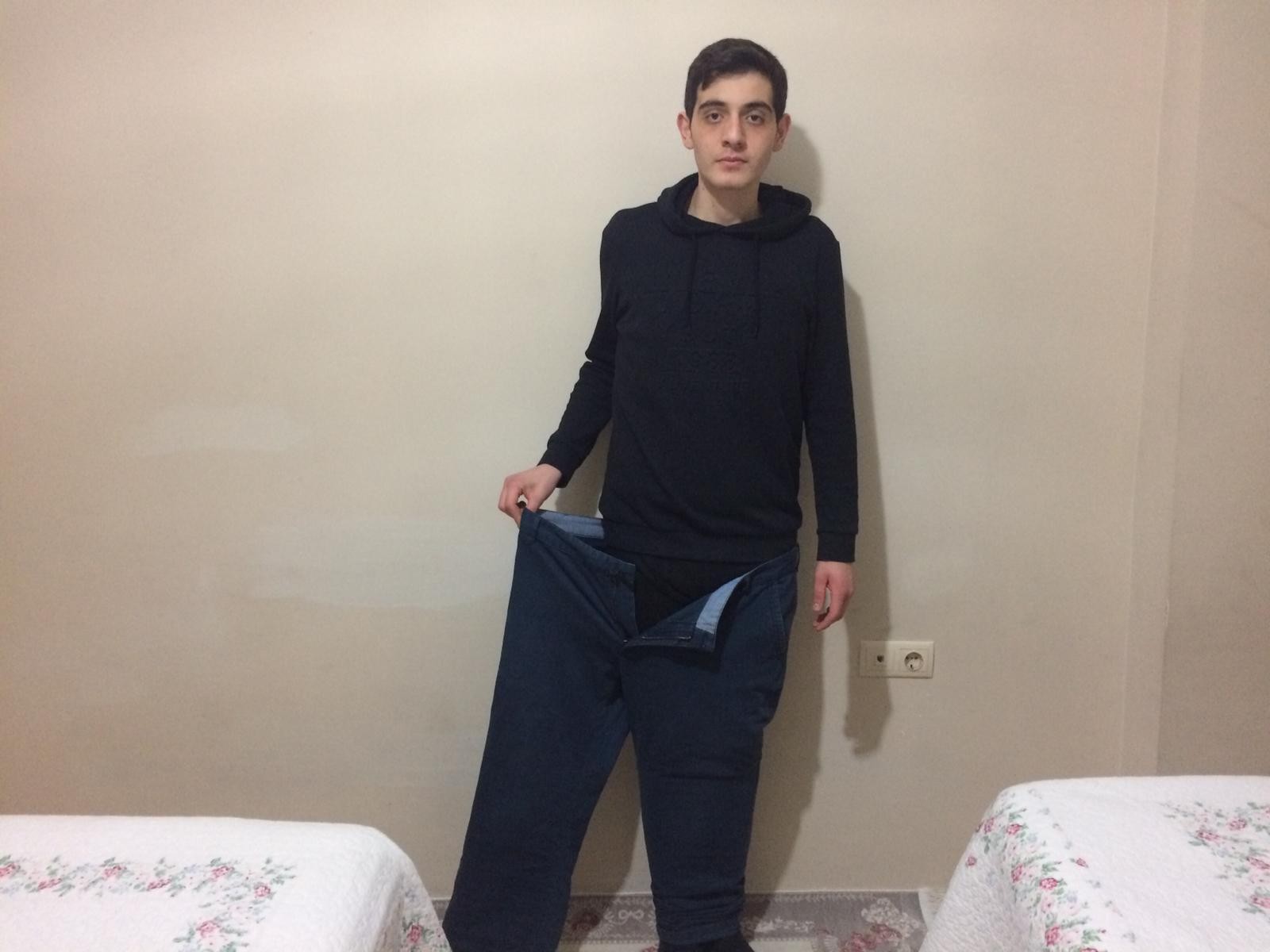 18 yaşında 60 kilo verdi