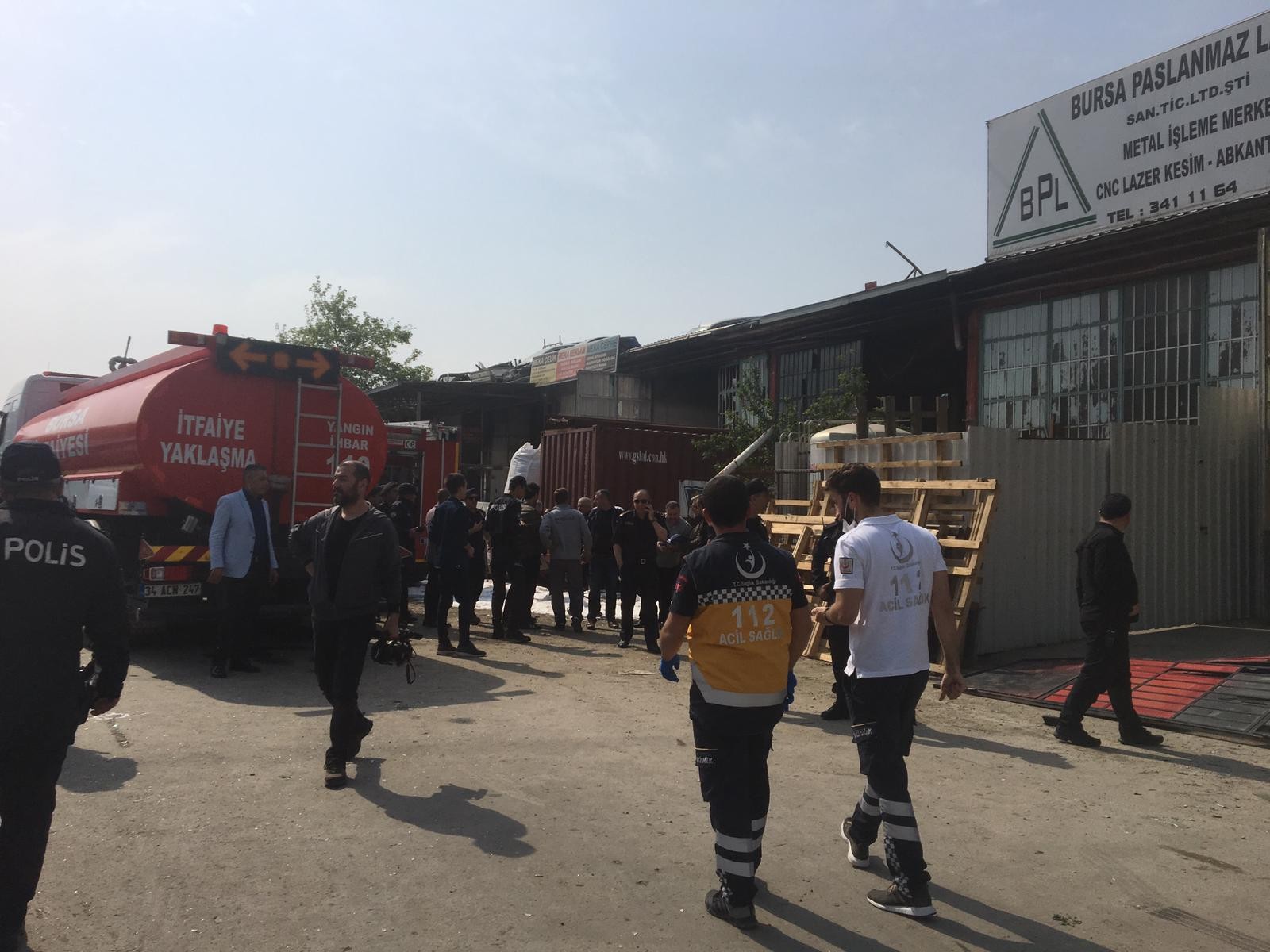 Bursa'da Otosansit Sanayi Sitesi'nde patlama: 3 ölü