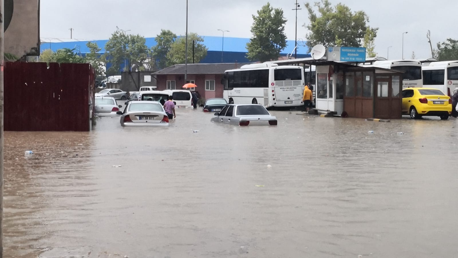 Zonguldak'ta kuvvetli yağış hayatı felç etti