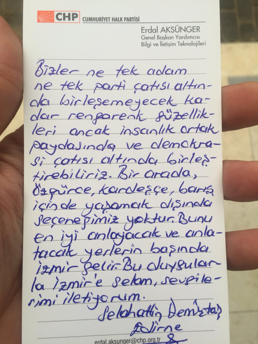 Demirtaş'tan İzmir'e mesaj: Özgürce, kardeşçe yaşamak dışında seçeneğimiz yok