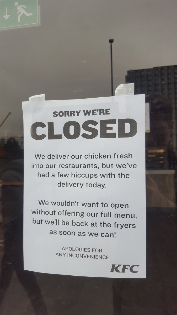 Tavuk bitti fast food devi gün ortasında kepenk kapattı