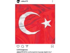 Türk bayrağı için 'Rıfkı cumhuriyetinin bayrağı değil mi bu?' diyen Mehmet Akif Alakurt hakkında soruşturma başlatıldı