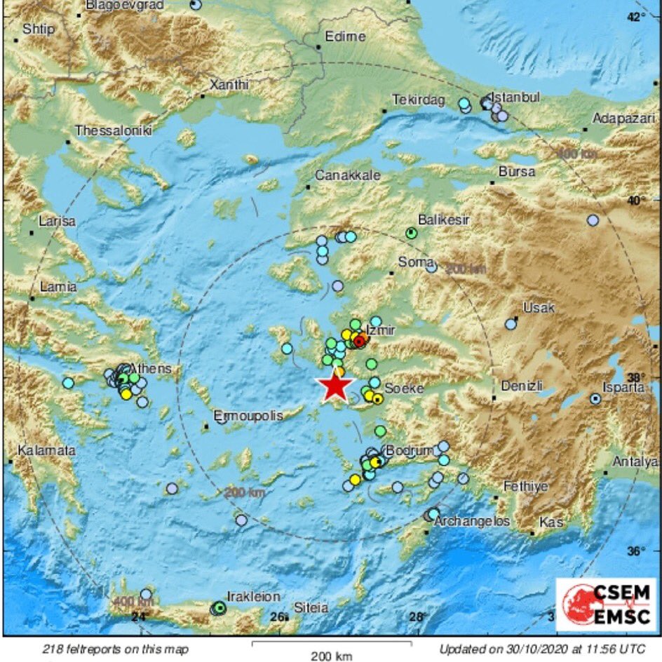 İzmir'de büyük deprem!